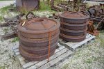 Old Wheels laying on the yard